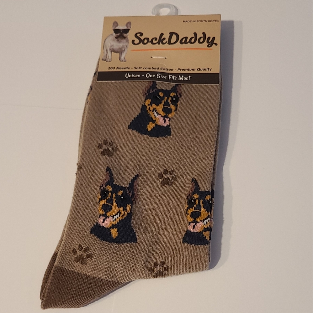Sock Daddy Doberman Dog Socks